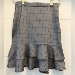 Banana Republic Plaid Skirt Flare Skirt Mermaid Skirt like new
